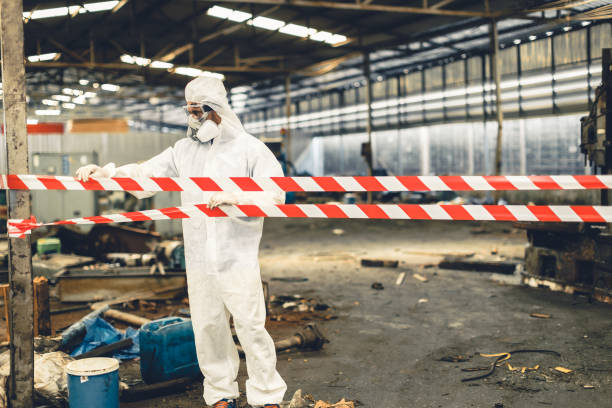 Professional Biohazard technician working in Apple Valley, CA